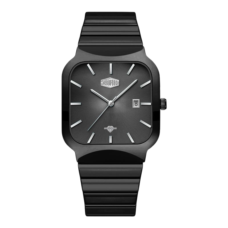 Black dial two-tone bracelet