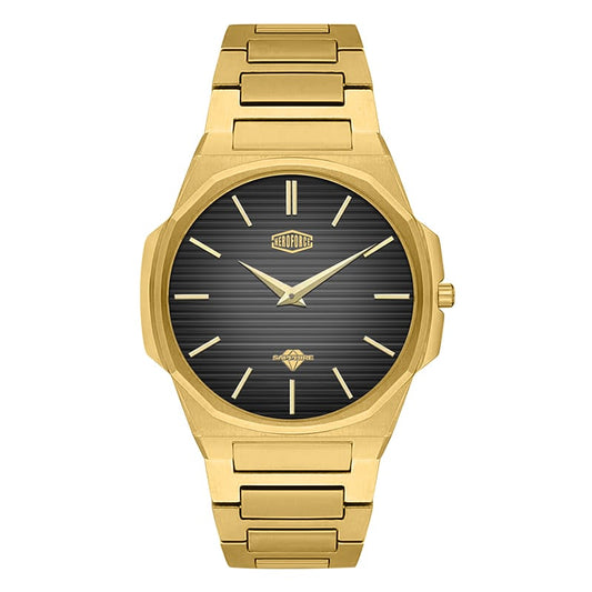 HeroForce 5037A – Luxury Octagonal Watch with Textured Dial