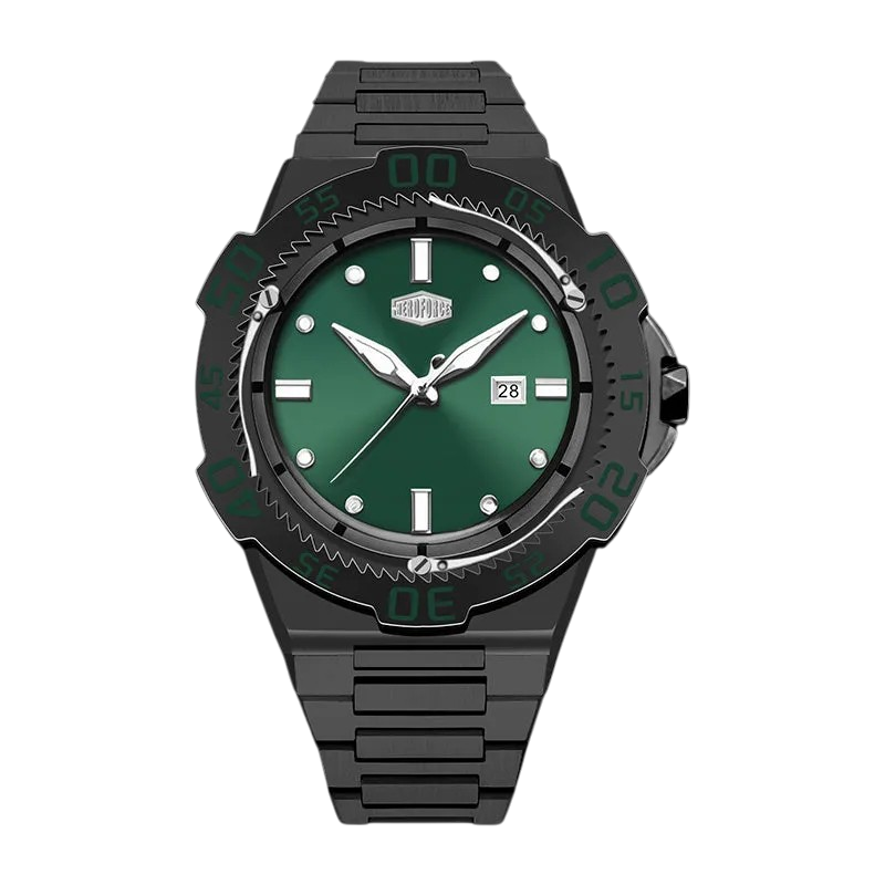HeroForce 5009 Sport Luxury - premium luxury green dial metal studio