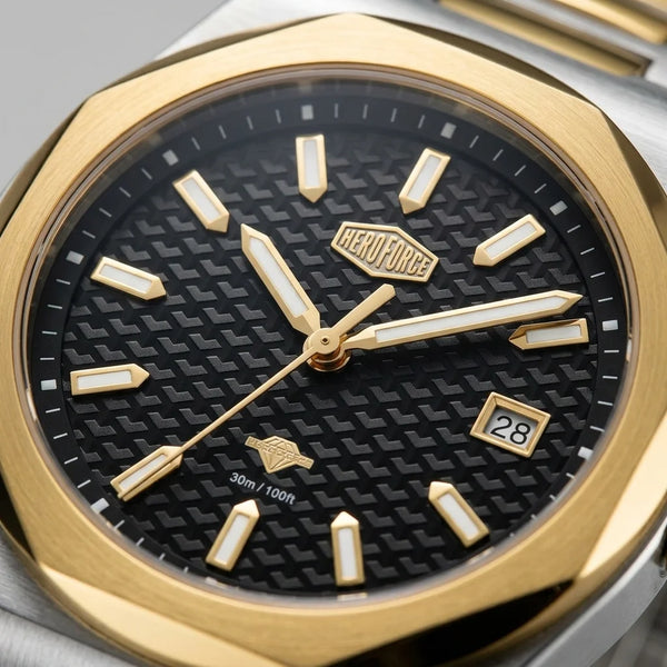 HeroForce 5041 Luxury Ana - luxury analog 3D dial quiet luxury