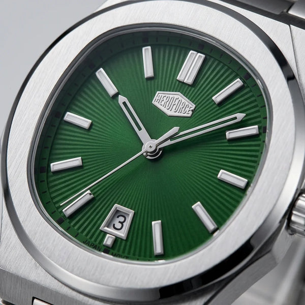 HeroForce 5046 Luxury Ana - Analog, Sunray Dial, Steel Bracelet