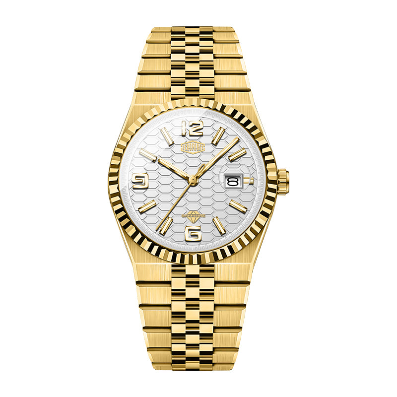 HeroForce 5036 – Premium Feel Watch - Geometric Face Design