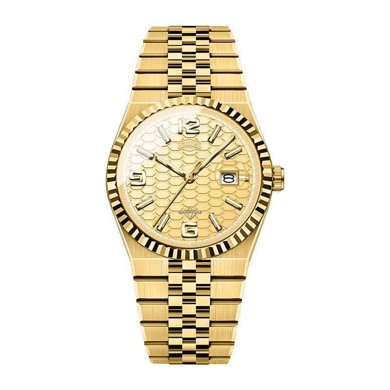 HeroForce 5036 – Premium Feel Watch - Geometric Face Design