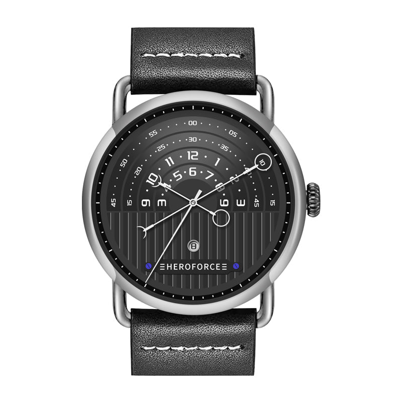 HeroForce 5005A – Men’s Minimal Dial Watch - Classic Leather Strap