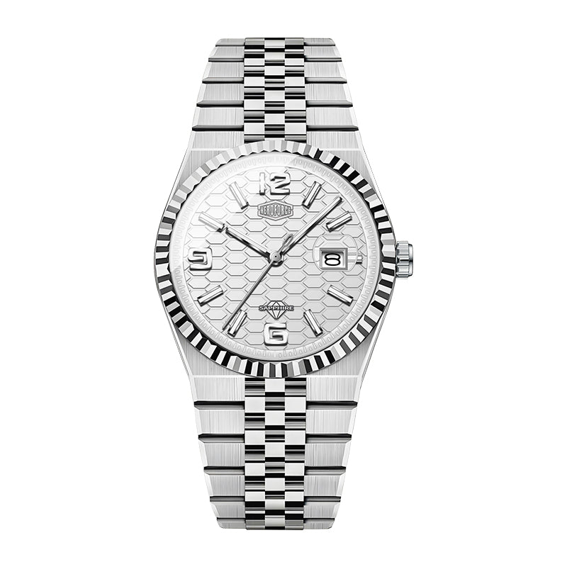 HeroForce 5036 – Premium Feel Watch - Geometric Face Design