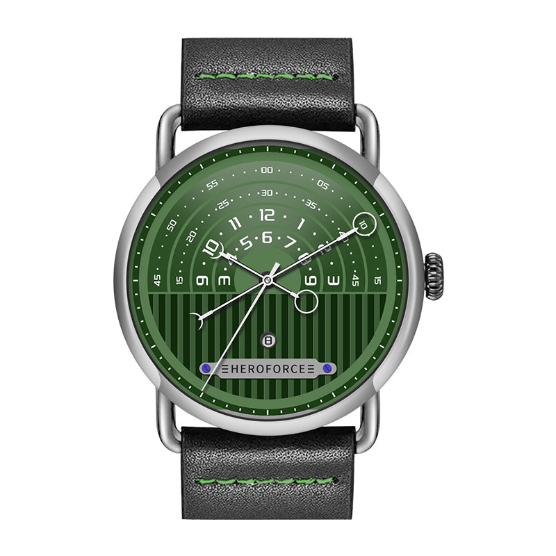 HeroForce 5005A – Men’s Minimal Dial Watch - Classic Leather Strap