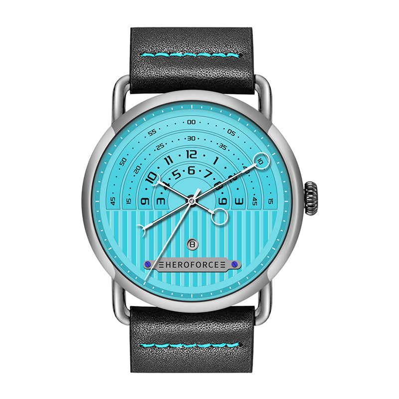 HeroForce 5005A – Men’s Minimal Dial Watch - Classic Leather Strap