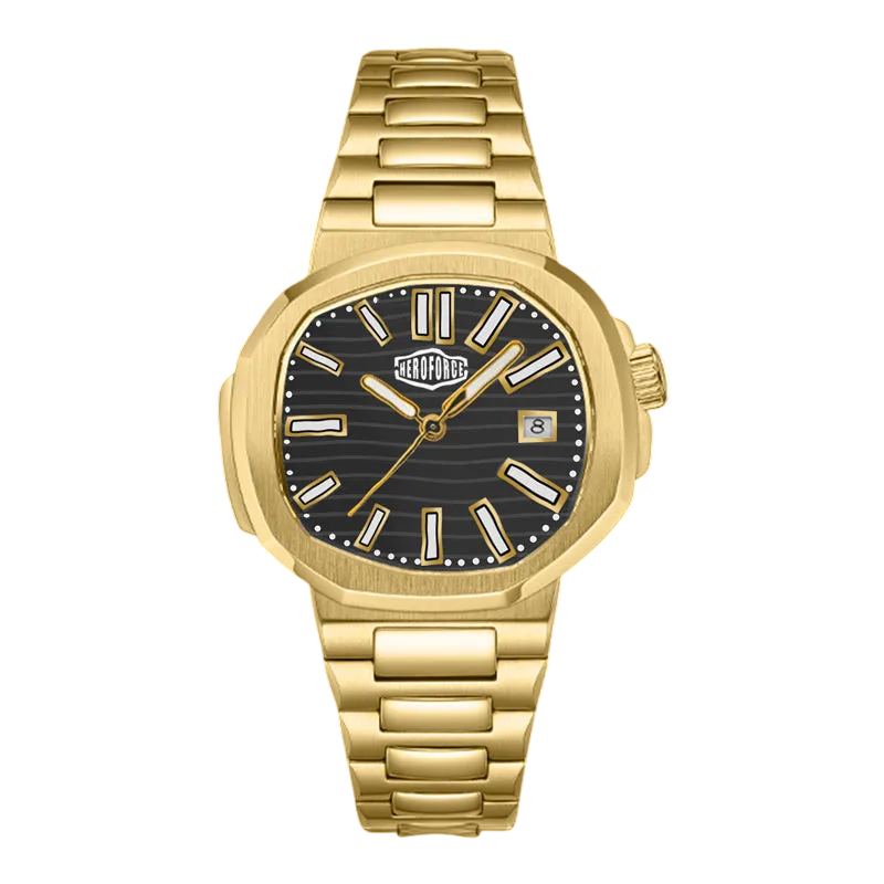 Heroforce 5019 Classic Men's Quartz Watch - Steel Strap, Date