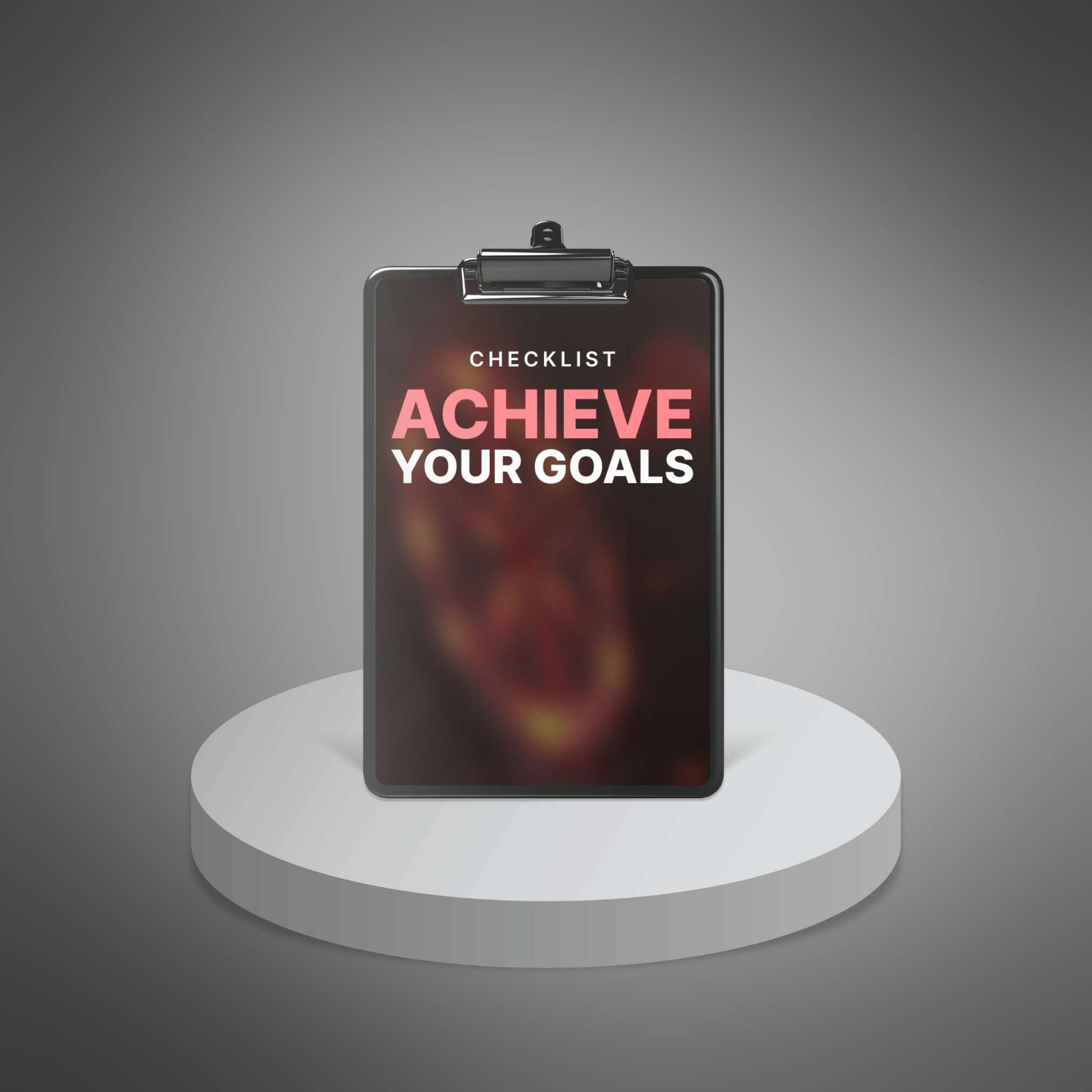 Skillboomer Achieve Your Goals - Checklist