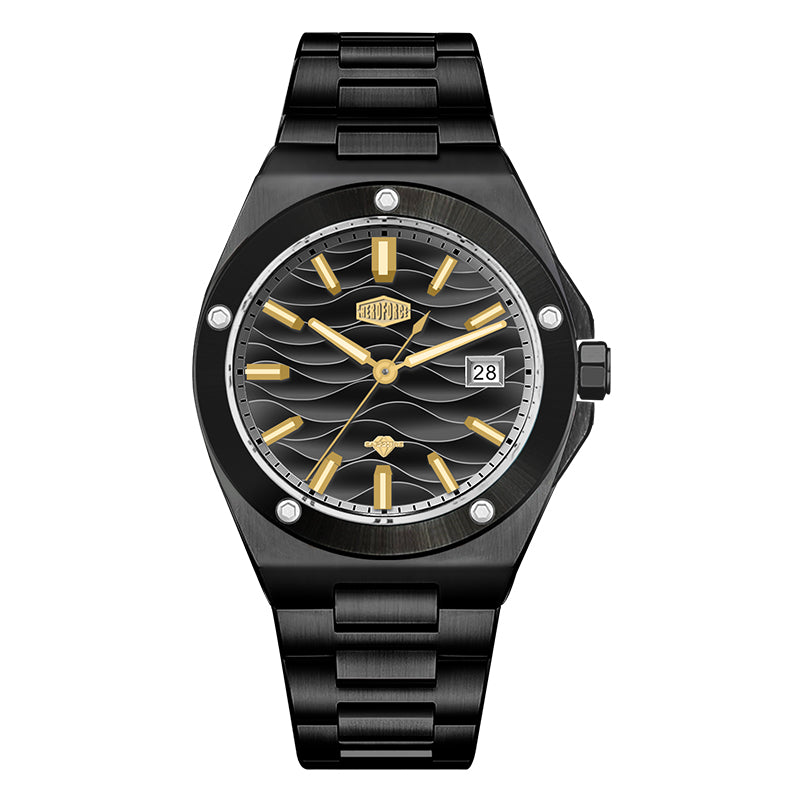 HeroForce 5039 – Luxury Watch - Wave Textured Dial & Sapphire Glass