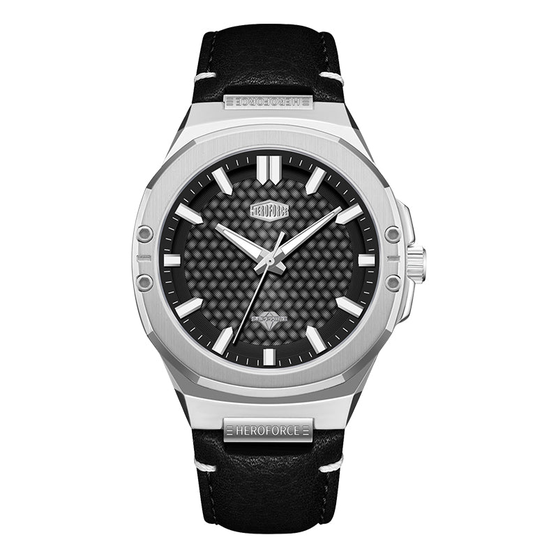 HeroForce 5033B - Luxury Men's Analog Wrist Watch – Leather Strap