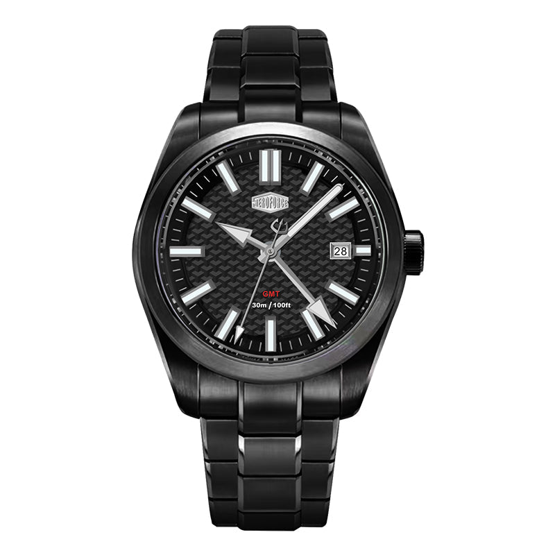 HeroForce 5031 – Luxury Square Analog Watch with Sapphire Glass & Date Display