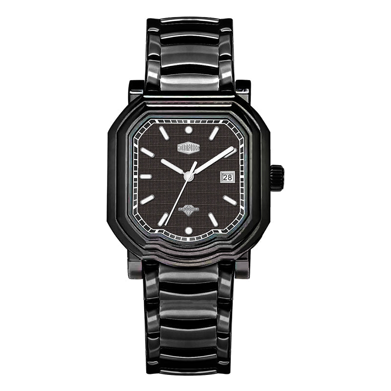 HeroForce 5051S – Men’s Geometric Analog Watch with Textured Dial