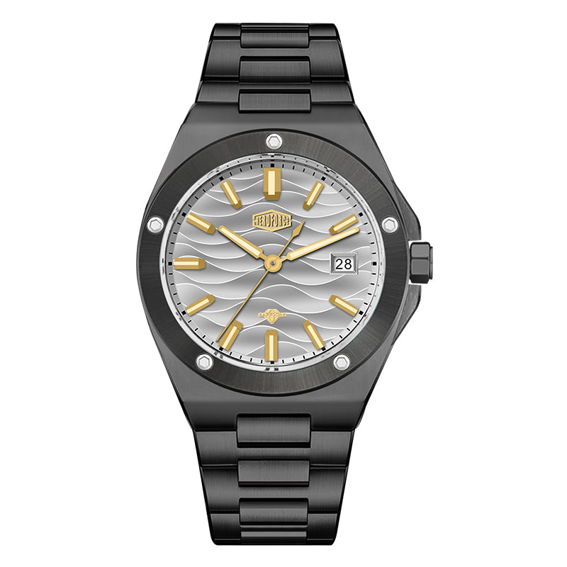 HeroForce 5039 – Luxury Watch - Wave Textured Dial & Sapphire Glass
