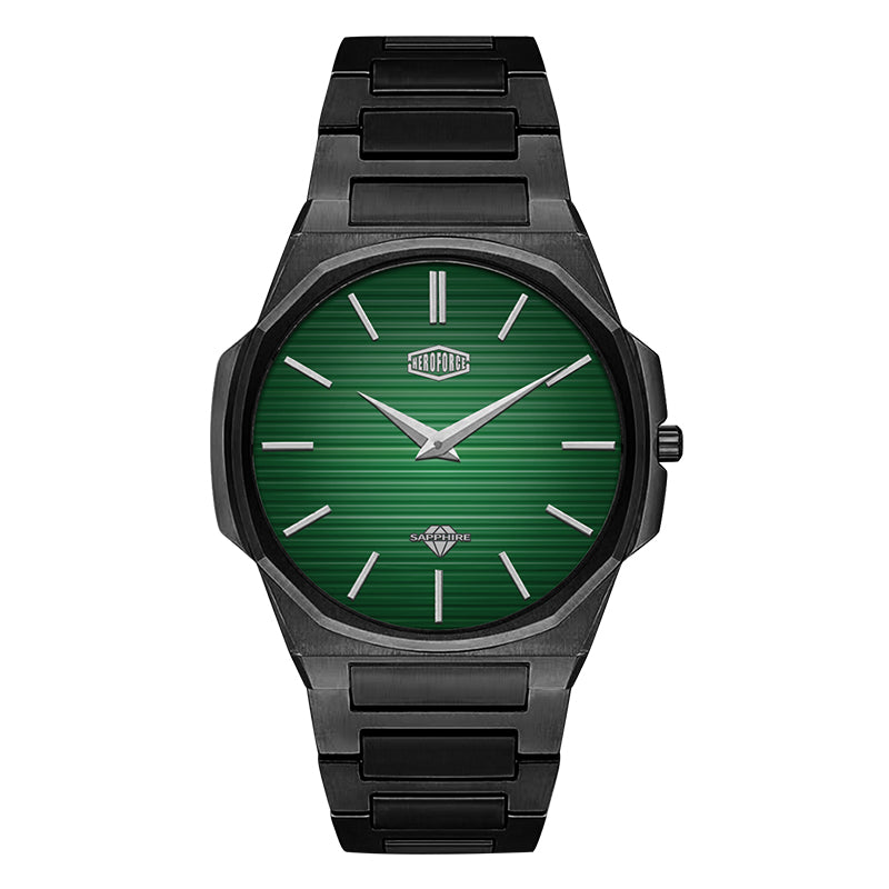 HeroForce 5037A – Luxury Octagonal Watch with Textured Dial