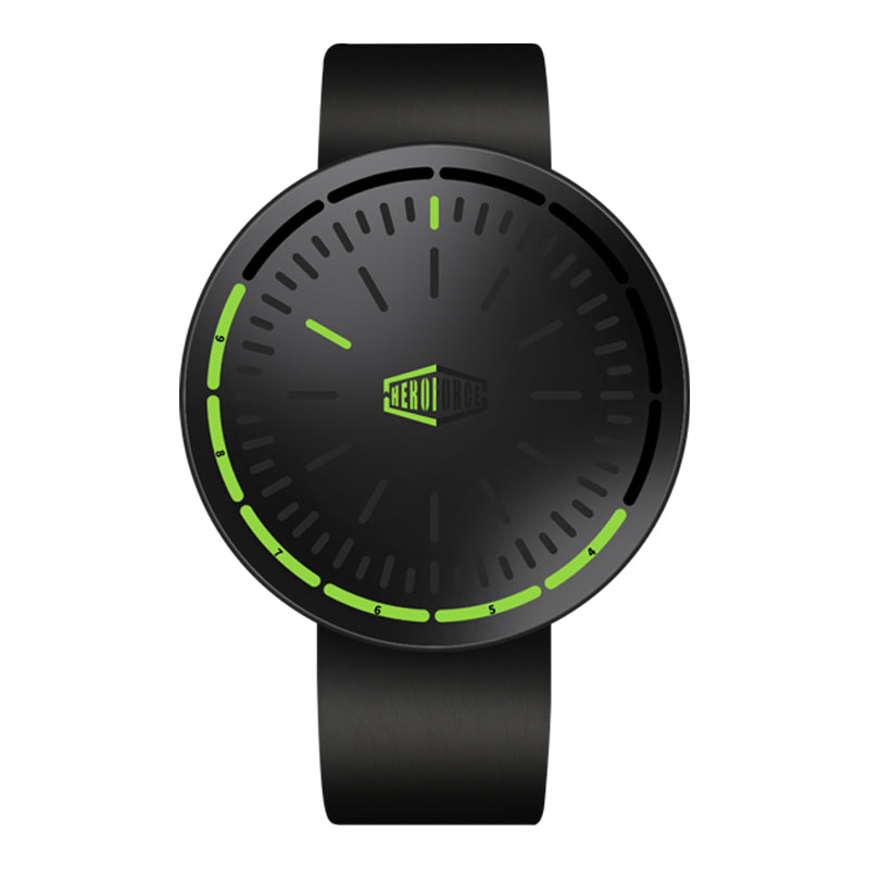 HeroForce 5003P - Cyber Aura – Avant-Garde Analog Watch with Silicon Strap