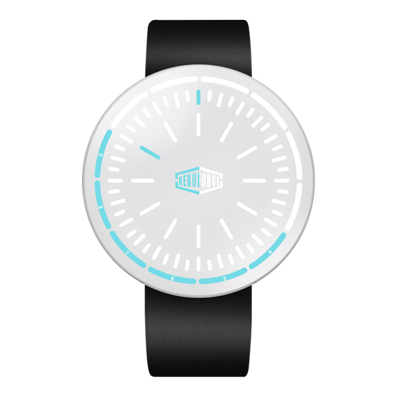 HeroForce 5003P - Cyber Aura – Avant-Garde Analog Watch with Silicon Strap