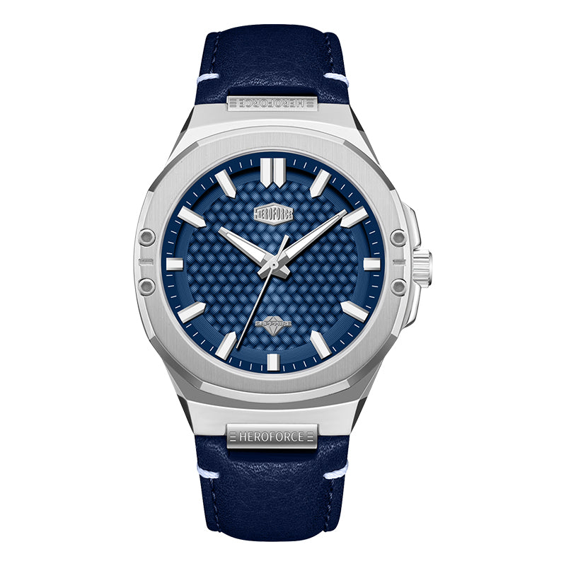 HeroForce 5033B - Luxury Men's Analog Wrist Watch – Leather Strap