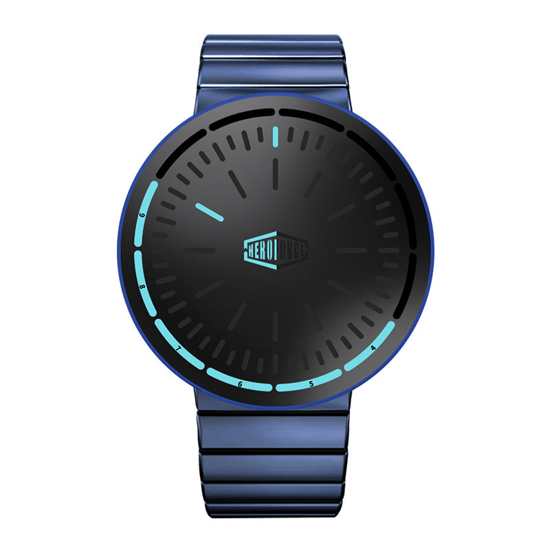 HeroForce 5003A - Midnight Cyber – Stainless Steel Watch