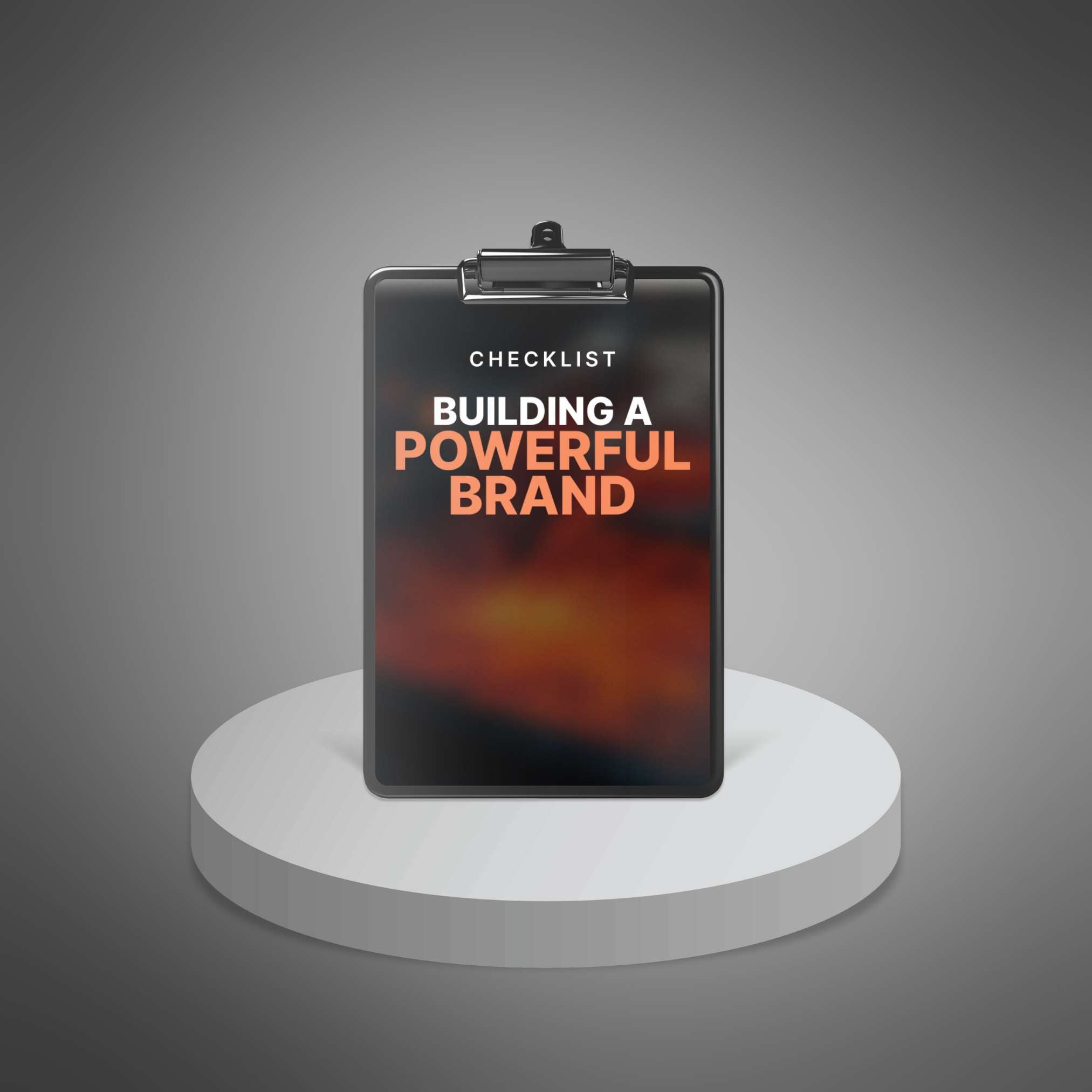 Skillboomer Building a Powerful Brand - Checklist