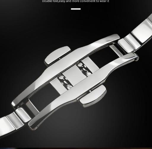 close up steel clasp