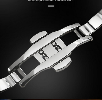 close up steel clasp