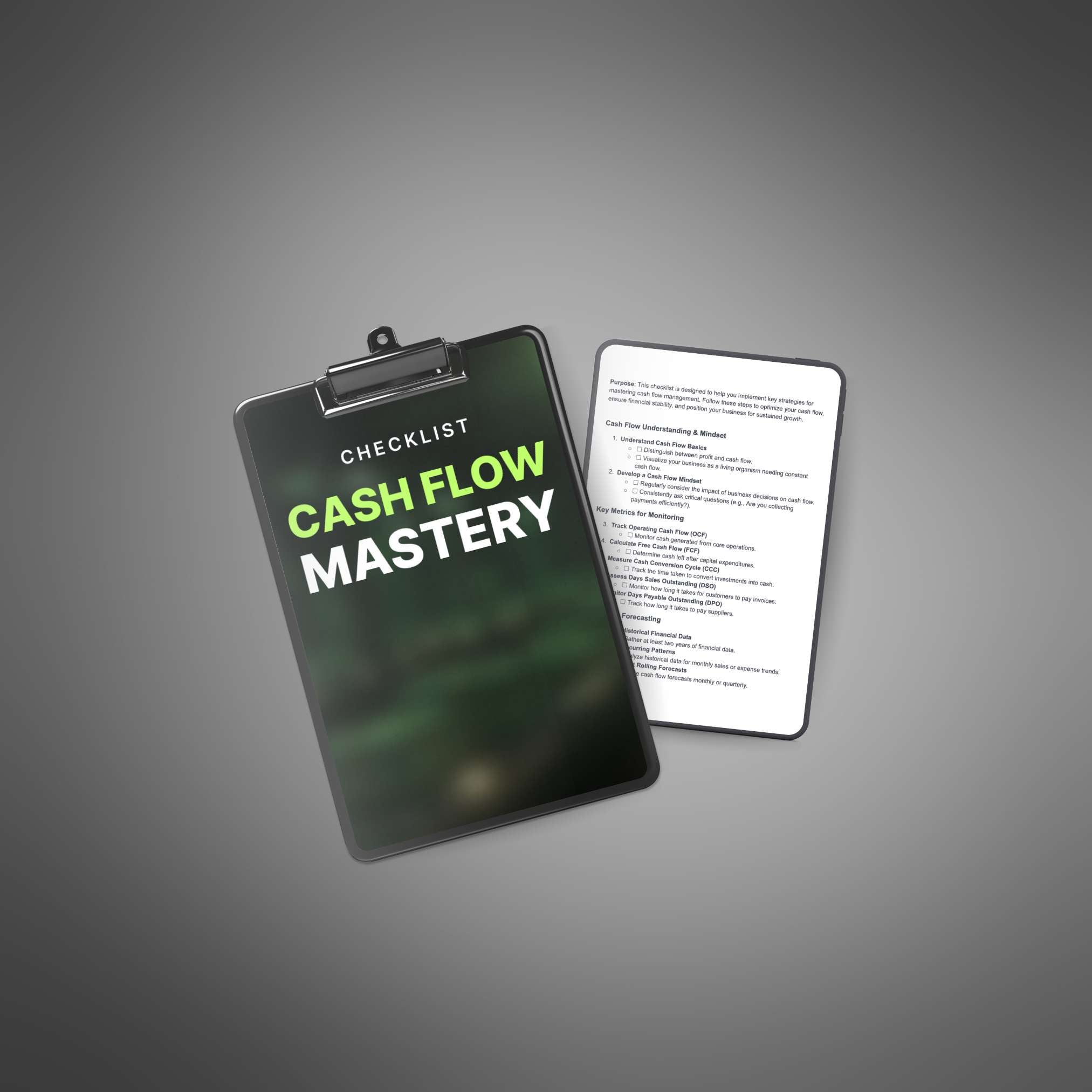 Skillboomer Cash Flow Mastery - Checklist