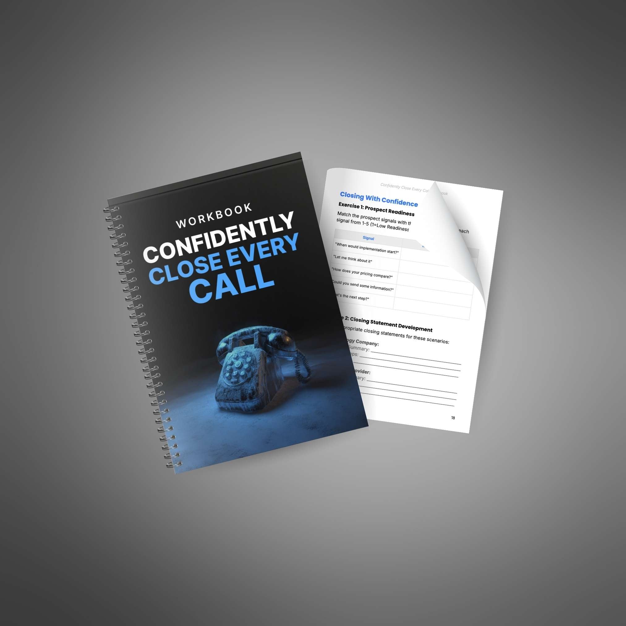Skillboomer Confidently Close Every Call - Workbook