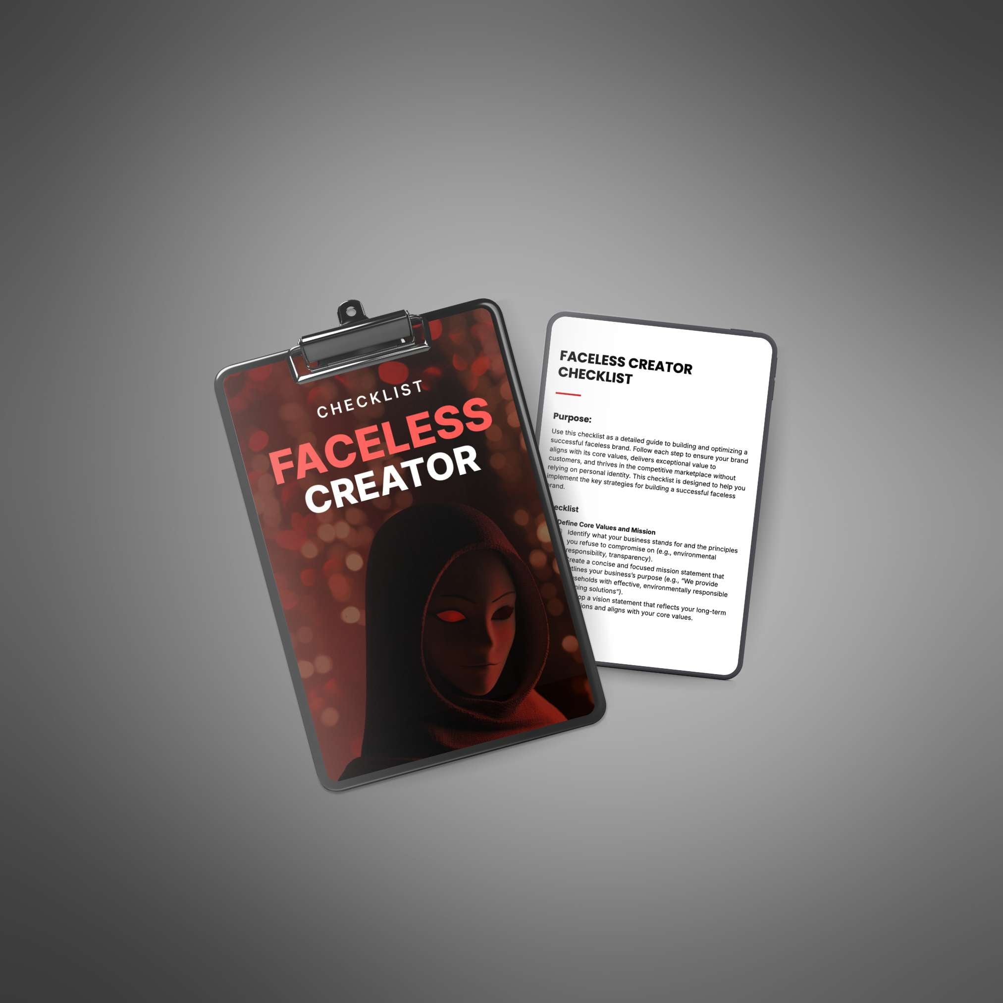 Skillboomer Faceless Creator - Checklist