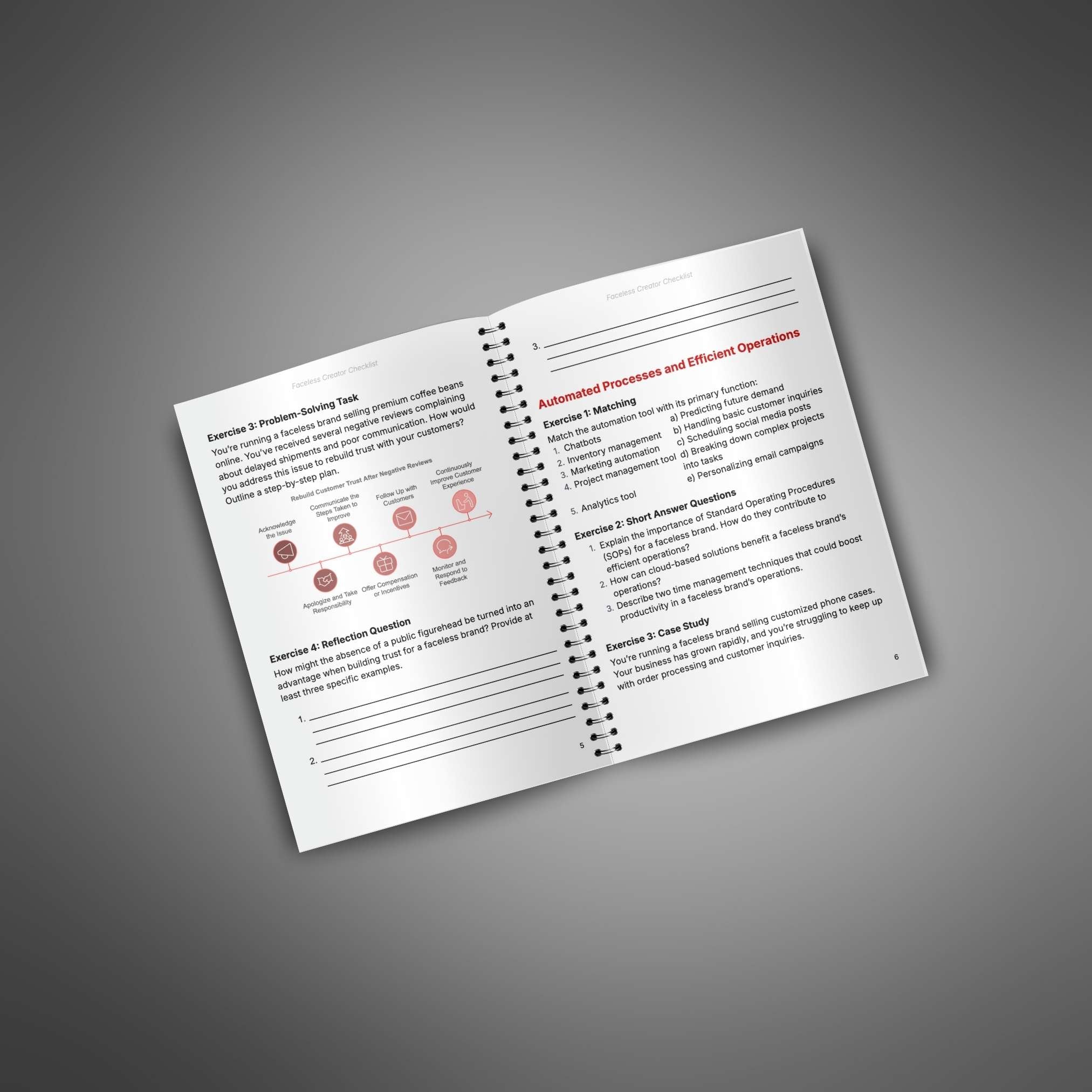 Skillboomer Faceless Creator - Workbook