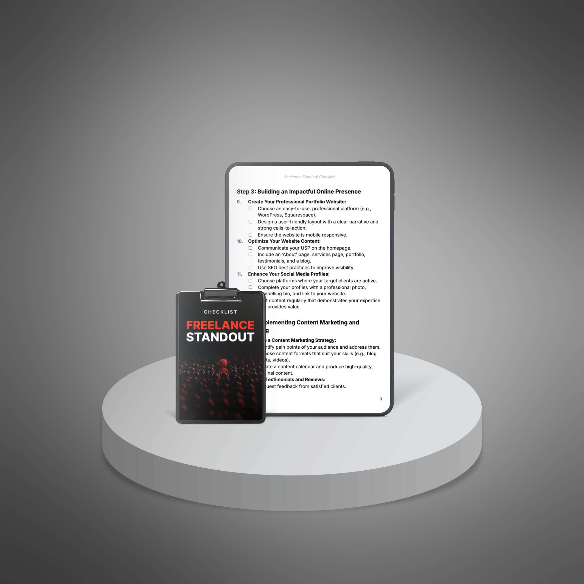 Skillboomer Freelance Standout - Checklist