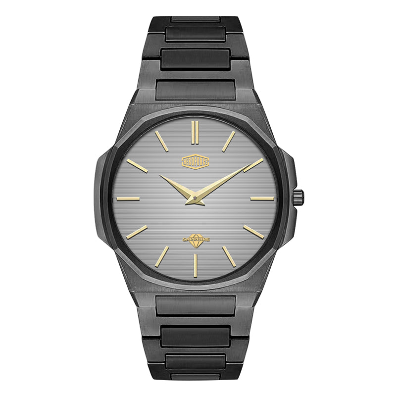 HeroForce 5037A – Luxury Octagonal Watch with Textured Dial