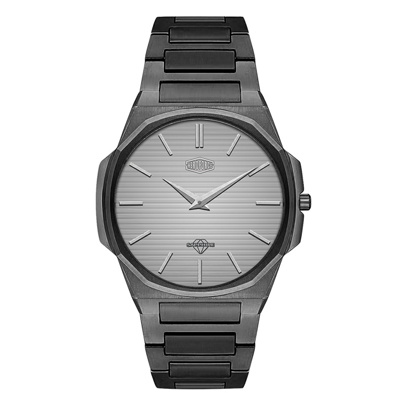 HeroForce 5037A – Luxury Octagonal Watch with Textured Dial