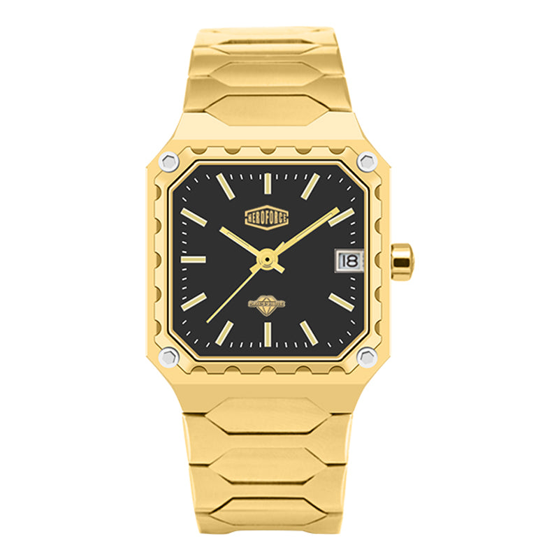 HeroForce 5045 - Square Case Analog Watch for Daily Wear