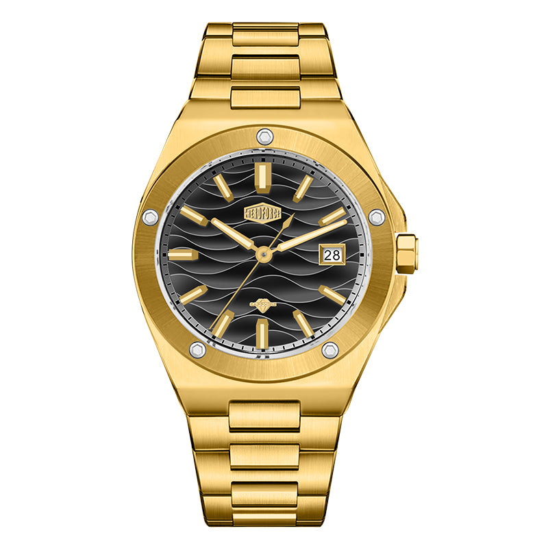 HeroForce 5039 – Luxury Watch - Wave Textured Dial & Sapphire Glass