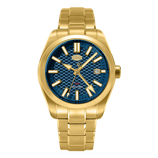 HeroForce 5031 – Luxury Square Analog Watch with Sapphire Glass & Date Display