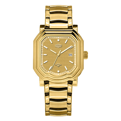 gold watch gold dial