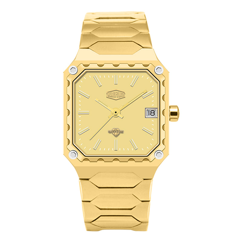 HeroForce 5045 - Square Case Analog Watch for Daily Wear