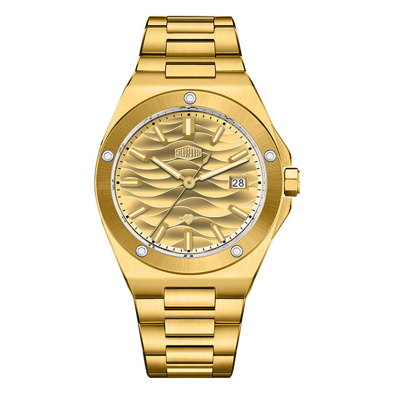 HeroForce 5039 – Luxury Watch - Wave Textured Dial & Sapphire Glass