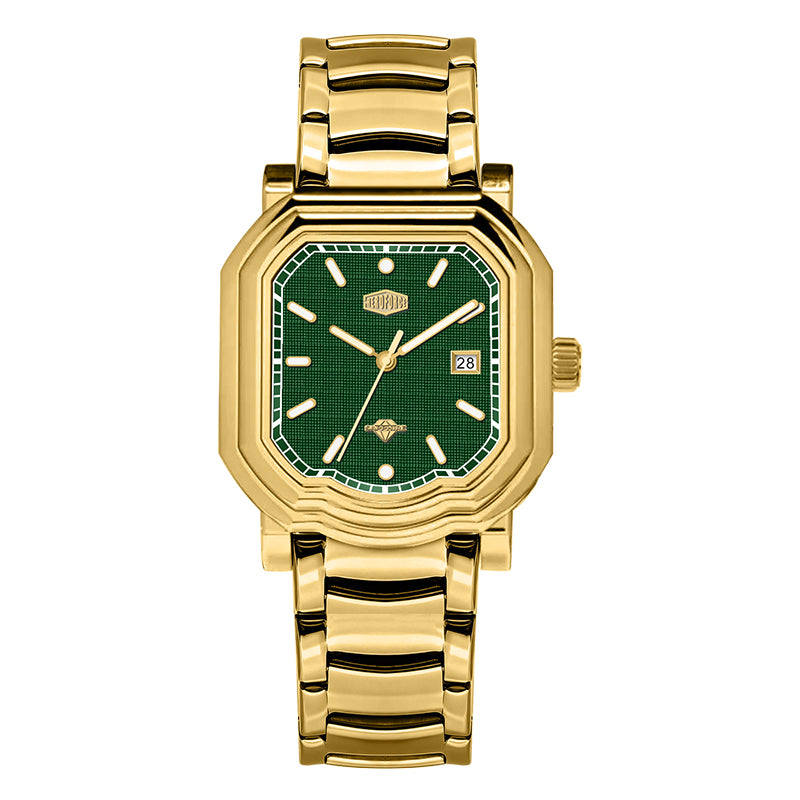HeroForce 5051S – Men’s Geometric Analog Watch with Textured Dial
