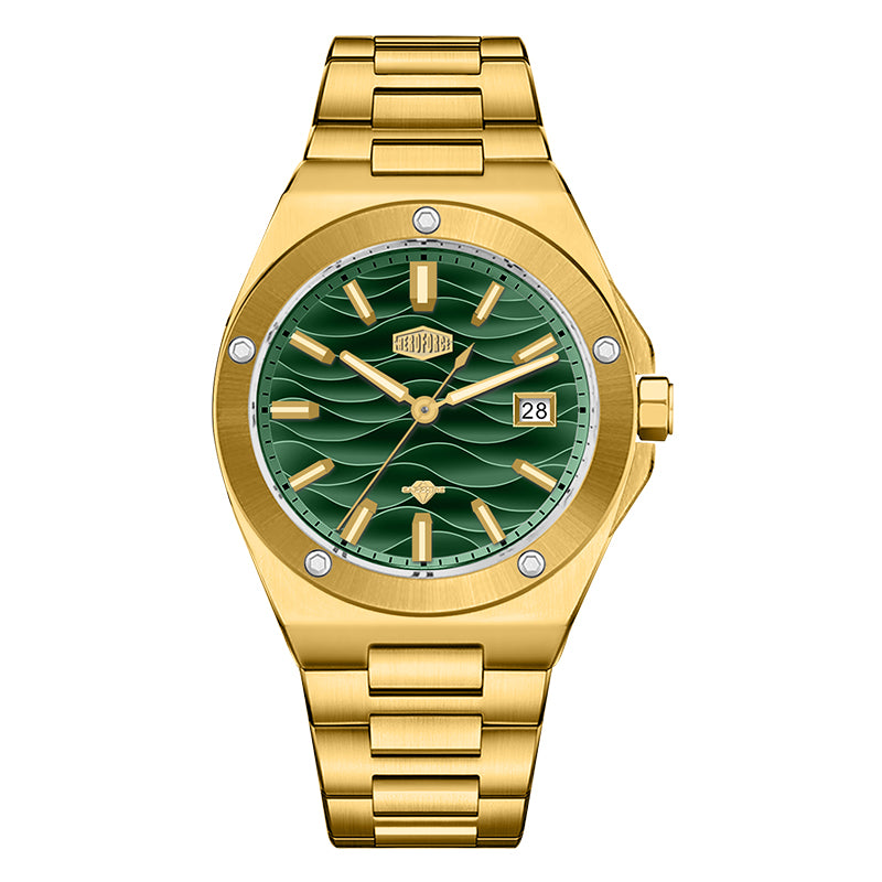 HeroForce 5039 – Luxury Watch - Wave Textured Dial & Sapphire Glass