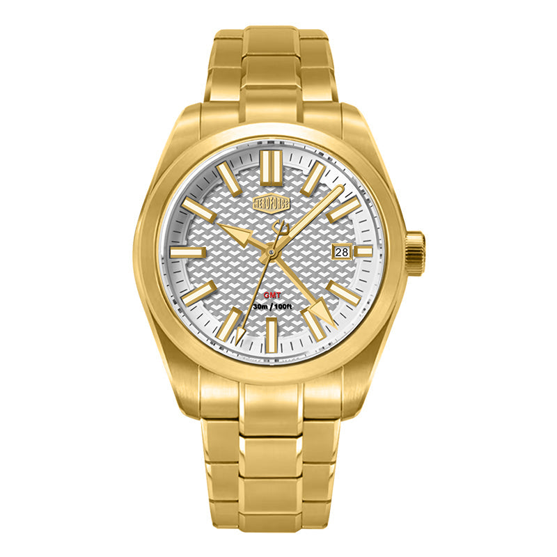 HeroForce 5031 – Luxury Square Analog Watch with Sapphire Glass & Date Display