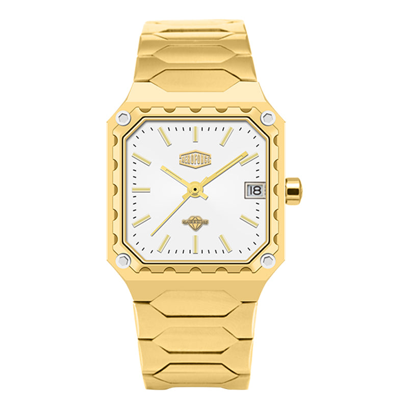 HeroForce 5045 - Square Case Analog Watch for Daily Wear