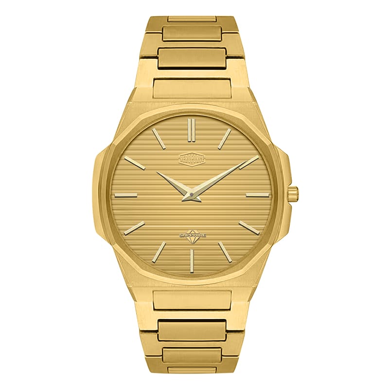 HeroForce 5037A – Luxury Octagonal Watch with Textured Dial