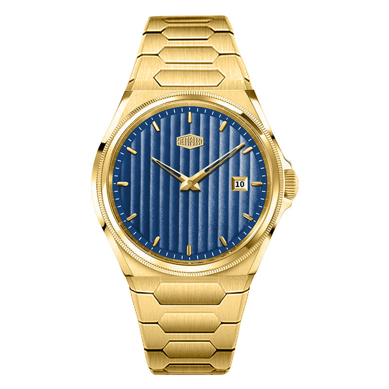 HeroForce 5012 - Luxury Men’s Watch with Pleated Style Dial