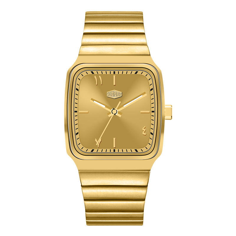 HeroForce 5002 - Heritage Style – Luxury Square Watch with Arabic Numeral Dial