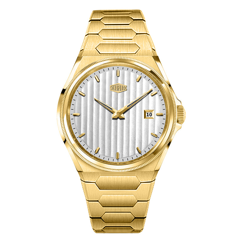 HeroForce 5012 - Luxury Men’s Watch with Pleated Style Dial