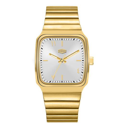 HeroForce 5002 - Heritage Style – Luxury Square Watch with Arabic Numeral Dial