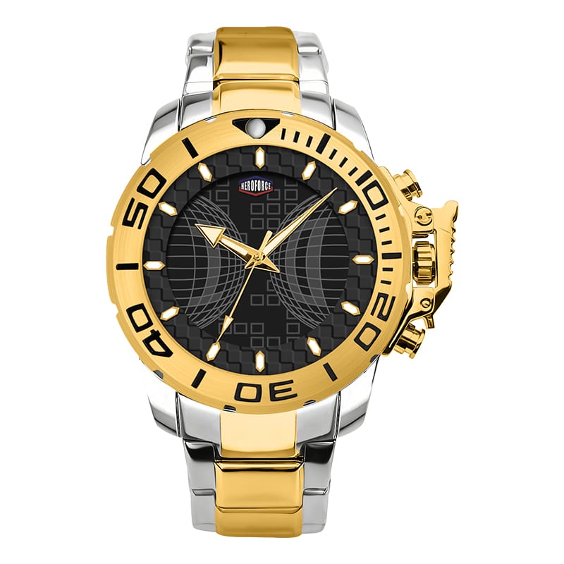 HeroForce 5004 – Men’s Bold Stainless Steel Watch