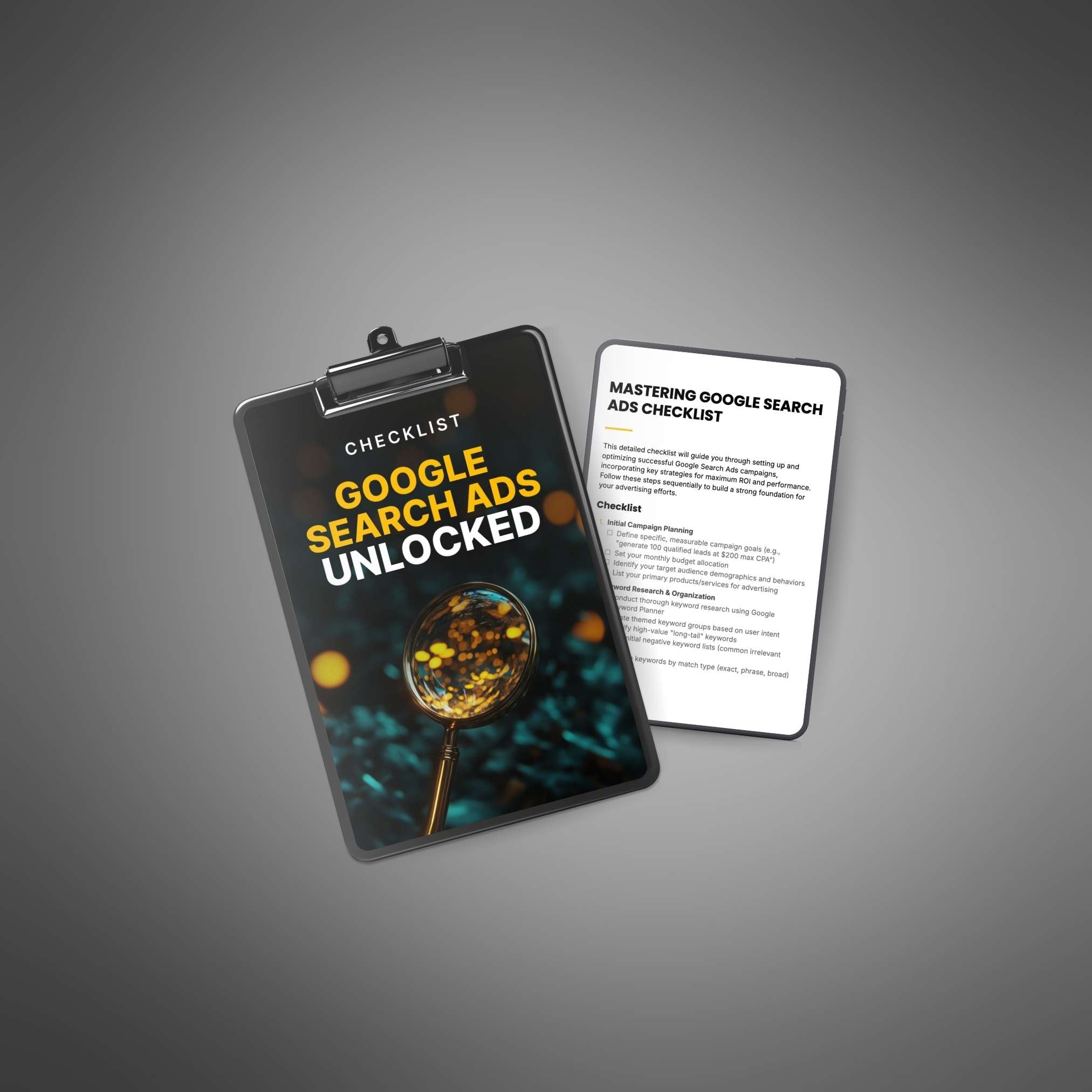 Skillboomer Google Search Ads Unlocked - Checklist